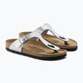 Žabky BIRKENSTOCK Gizeh Birko-Flor Narrow silver 3