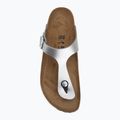 Žabky BIRKENSTOCK Gizeh Birko-Flor Narrow silver 5