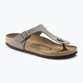 Nazouváky BIRKENSTOCK Gizeh Birkibuc Narrow stone 8