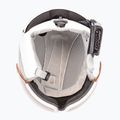 Dámská lyžařská helma UVEX Hlmt 600 visor bílá 56/6/236/50 5