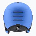 Dětská  lyžařská helma  UVEX Rocket Visor Jr blue matt/mirror blue/smoke 2