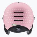 Dětská  lyžařská helma  UVEX Rocket Visor Jr pink confetti matt/mirror silver/lasergold lite 4