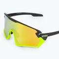 Cyklistické brýle UVEX Sportstyle 231 černo-zelené S5320652616 5