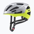 Cyklistická přilba UVEX Gravel X rhino/neon yellow