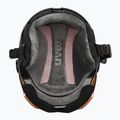 Dětská  lyžařská helma  UVEX Rocket Visor Jr rhino/blush matt/mirror silver/lasergold lite 5