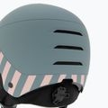 Dětská  lyžařská helma  UVEX Rocket Visor Jr rhino/blush matt/mirror silver/lasergold lite 8