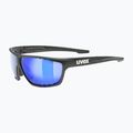Sluneční brýle UVEX Sportstyle 706 black matt/mirror blue
