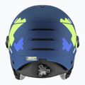Dětská  lyžařská helma  UVEX Rocket Visor Jr blue puzzle matt/mirror blue/smoke 3