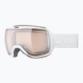 Lyžařské brýle  UVEX Downhill 2100 V white matt/mirror silver clear