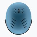 Lyžařská helma UVEX Wanted Visor stone blue matt/mirror blue/smoke 5