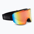Lyžařské brýle  UVEX Evidnt Attract V + case black matt/mirror rainbow clear 2