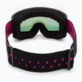 Dětské lyžařské brýle UVEX Pwdr FM black matt/mirror pink green clear 3