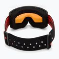 Dětské lyžařské brýle UVEX Pwdr FM black matt/mirror red orange clear 3
