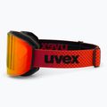 Lyžařské brýle  UVEX Evidnt Attract + case black matt/mirror red orange clear 5