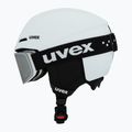 Dětská lyžařská helma UVEX Viti Set + lyžařské brýle Speedy Pro white matt/mirror silver/green/clear 3