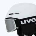 Dětská lyžařská helma UVEX Viti Set + lyžařské brýle Speedy Pro white matt/mirror silver/green/clear 7
