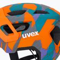 Dětská cyklistická helma UVEX React Jr papaya camo matt 7