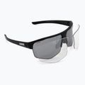 Sluneční brýle UVEX Axos Set black matt/mirror silver/clear