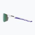 Sluneční brýle UVEX Axos Set white matt/mirror purple/clear 6