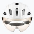 Cyklistická helma UVEX Stride Visor white matt/litemirror silver 2
