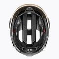 Cyklistická helma UVEX Stride Visor white matt/litemirror silver 7
