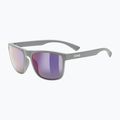 Dětské sluneční brýle UVEX Rookie Jr grey matt/mirror blue