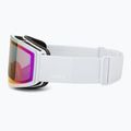 Lyžařské brýle UVEX Provoqe V white matt/vario pink mirror 4