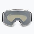 Lyžařské brýle UVEX Gravity FM white matt/mirror silver/green/clear 2