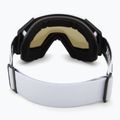 Lyžařské brýle UVEX Gravity FM white matt/mirror silver/green/clear 3