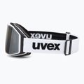 Lyžařské brýle UVEX Gravity FM white matt/mirror silver/green/clear 4