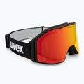 Lyžařské brýle UVEX Gravity FM matte black/mirror red/orange/clear