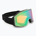 Lyžařské brýle UVEX Gravity FM oxidized matt green/mirror opal/orange/clear
