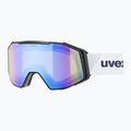 Lyžařské brýle UVEX Gravity FM S2 black matt/mirror blue