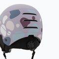 Dětská lyžařská helma UVEX Rocket Visor Jr cool lavender abstract matt/mirror silver/laser gold 8
