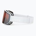 Lyžařské brýle Uvex Lace Attract FM white matt/mirror silver 5