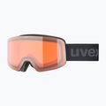 Dětské lyžařské brýle UVEX Pwdr LG Jr black matt/orange/clear