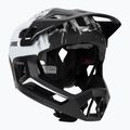 Dětská cyklistická helma UVEX React Fullface Jr black/white matt