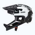 Dětská cyklistická helma UVEX React Fullface Jr black/white matt 3