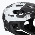 Dětská cyklistická helma UVEX React Fullface Jr black/white matt 7