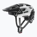 Dětská cyklistická helma UVEX React Fullface Jr black/white matt 2