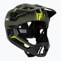 Dětská cyklistická helma UVEX React Fullface Jr dark olive matt