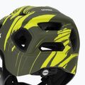 Dětská cyklistická helma UVEX React Fullface Jr dark olive matt 8