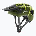 Dětská cyklistická helma UVEX React Fullface Jr dark olive matt 2