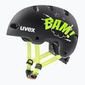 Dětská helma UVEX Kid 4 Style bam black/lime matt