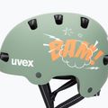 Dětská helma UVEX Kid 4 Style bam moss green/papaya matt 7