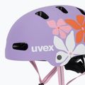Dětská helma UVEX Kid 4 Style flower lilac matte 7
