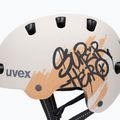Dětská helma UVEX Kid 4 Style super hero warm grey matt 7