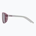 Dětské sluneční brýle UVEX Cosmic Jr cranberry/grey matt/mirror silver 5