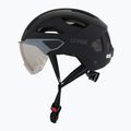 Cyklistická helma UVEX Stride Visor black matt/lite mirror silver 3