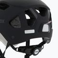 Cyklistická helma UVEX Stride Visor black matt/lite mirror silver 7